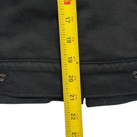 Levi’s Premium Denim Jacket Sherpa Lined Women’s XS Triple Black - Picture 16 of 16